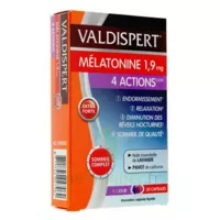 Valdispert Melatonine 1,9 Mg 4 Actions Comprimés B/30 à CETON